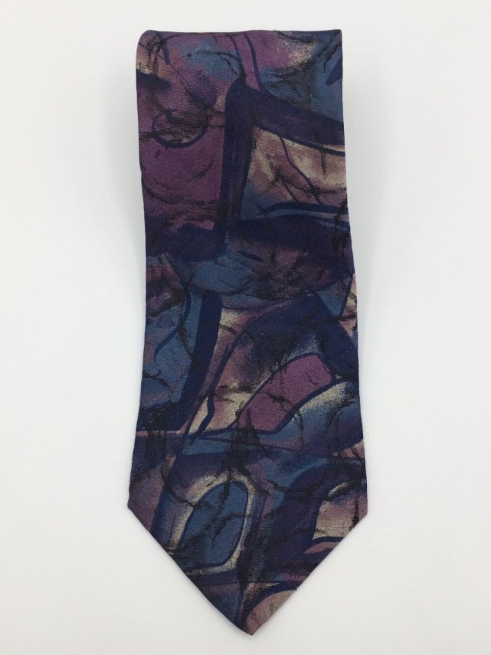 Editions by Van Heusen Men's Multicolor 100% Polyester 4" X 57" Bias Tie